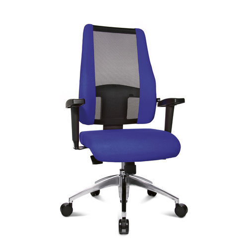 Fauteuil de bureau contemporain - AIR SYNCRO - Topstar - en résille / en métal / tapissé