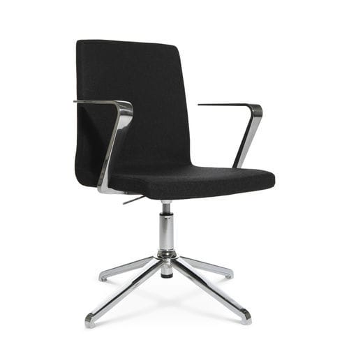 Chaise visiteur contemporaine - CUBE - Topstar - d'intérieur / en tissu / avec piètement en métal