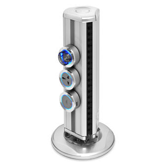 Goulotte de câblage en aluminium - E-TRIGON - Eubiq - de sol / professionnelle / verticale