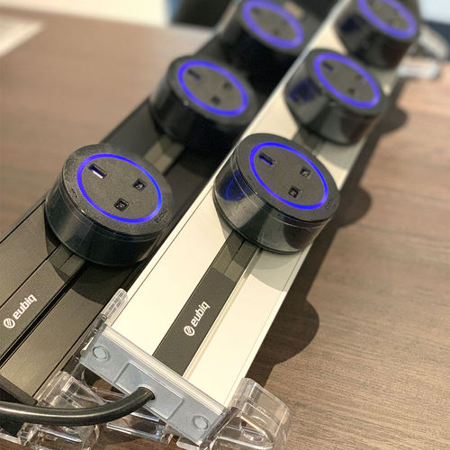 Goulotte de câblage en aluminium - E-TRACK - Eubiq - murale / professionnelle / résidentielle