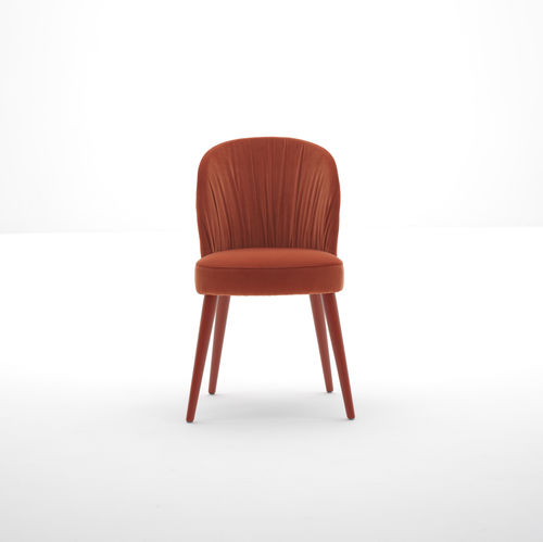 Chaise contemporaine - ROSE 03010 - Montbel - d'intérieur / en tissu / en cuir