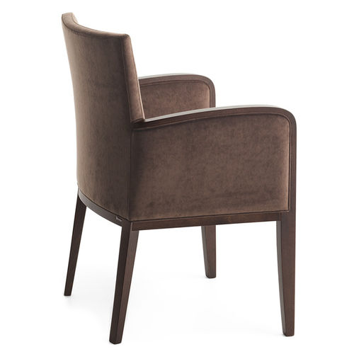 Chaise contemporaine - LOGICA 00931 - Montbel - d'intérieur / en tissu / en bois massif