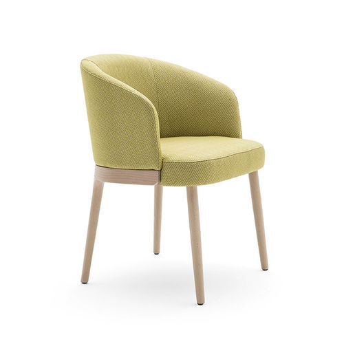 Chaise de restaurant contemporaine - FLOR 04931 - Montbel - d'intérieur / en tissu / en cuir