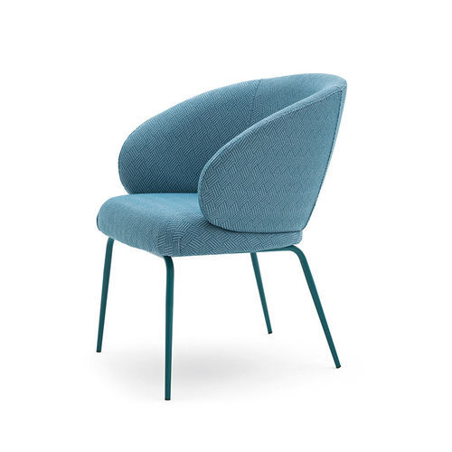 Chaise contemporaine - LILY 04565 - Montbel - d'intérieur / en tissu / en cuir
