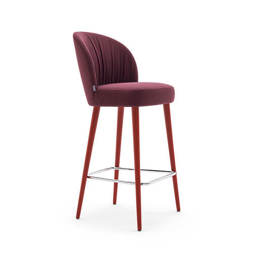 Chaise de bar contemporaine - ROSE 03085 - Montbel - d'intérieur / en tissu / en cuir