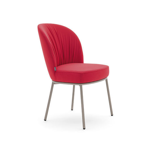 Chaise contemporaine - ROSE 03915 L - Montbel - d'intérieur / en tissu / en cuir