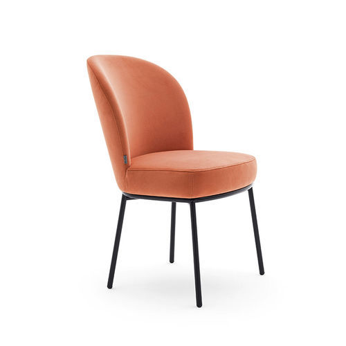 Chaise contemporaine - ROSE 03916 L - Montbel - d'intérieur / en tissu / en cuir