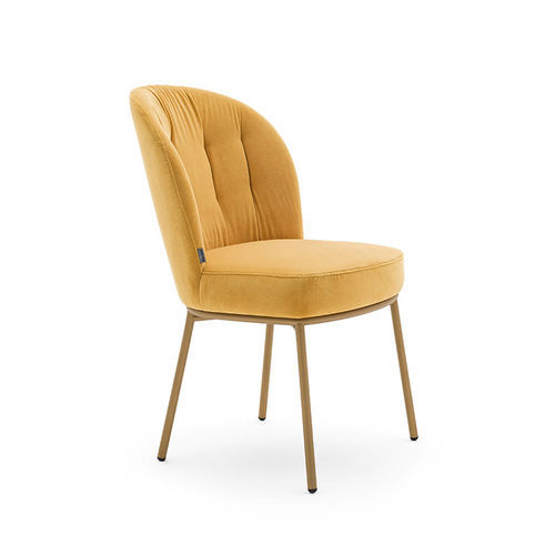 Chaise contemporaine - ROSE 03917 L - Montbel - d'intérieur / en tissu / en cuir