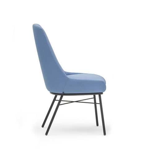 Chaise contemporaine - DANIELLE 03616 - Montbel - d'intérieur / en tissu / en cuir