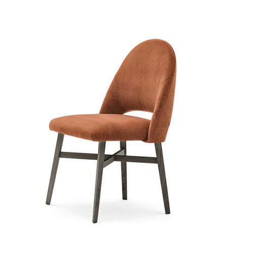 Chaise contemporaine - NIKY 04711 - Montbel - d'intérieur / en tissu / en cuir