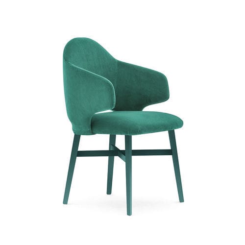 Chaise contemporaine - NIKY 04721 - Montbel - d'intérieur / en tissu / en cuir