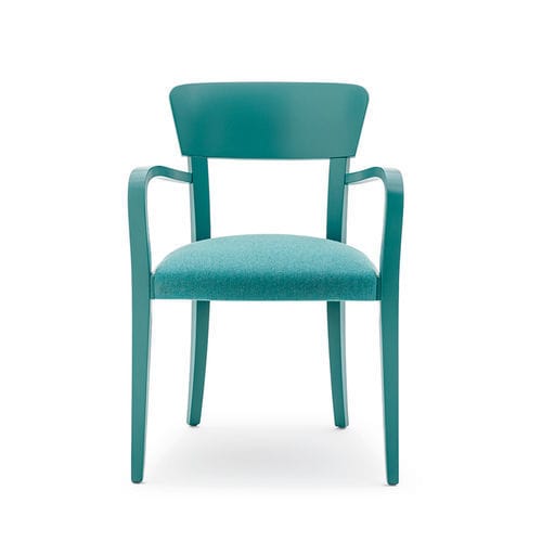 Chaise contemporaine - STEFFY 00421  - Montbel - d'intérieur / en tissu / avec piètement en bois massif