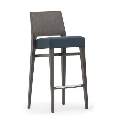 Chaise de bar contemporaine - TIMBERLY 01781 - Montbel - d'intérieur / en tissu / en cuir