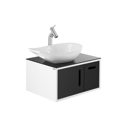 Meuble vasque suspendu - JOIN: 6440006  - Sanindusa - MDF / en verre trempé / contemporain