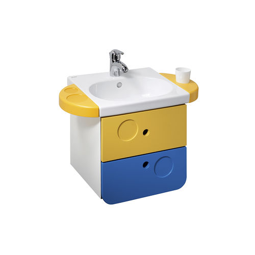 Meuble vasque suspendu - WCKIDS - Sanindusa - MDF / contemporain / sans porte