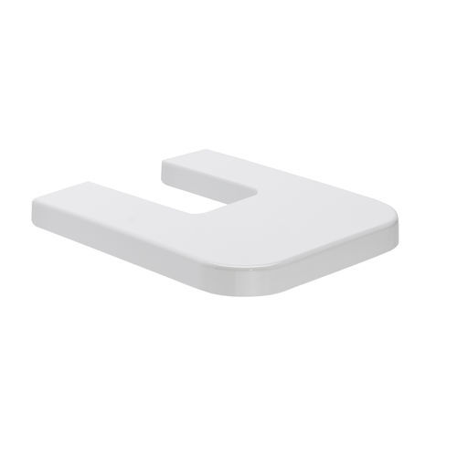 Abattant pour bidet antibactérien - ADVANCE  - Sanindusa - en plastique / noir / blanc