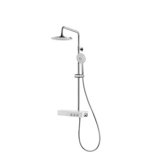 Set de douche mural - PLUS - Sanindusa - contemporain / avec douche à main / pluie
