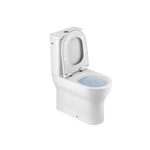 WC près du mur - WINNER CONFORT  - Sanindusa - monobloc / sur pied / en céramique