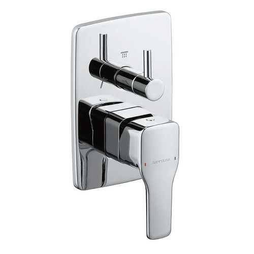Mitigeur de douche - ADVANCE  - Sanindusa - mural / en laiton / en zamak