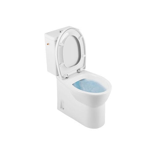 WC à poser - EASY HO - Sanindusa - en céramique / résidentiel / ovale