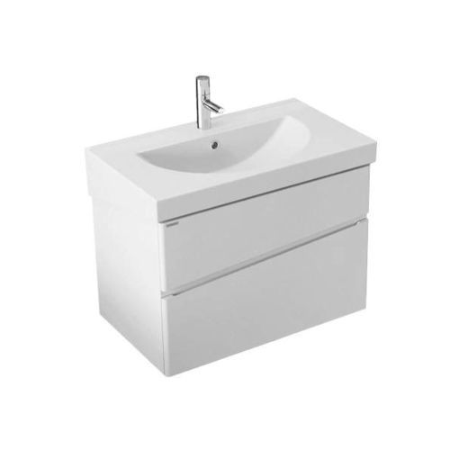 Meuble vasque suspendu - URB.Y - Sanindusa - en MDF laqué / contemporain / sans porte