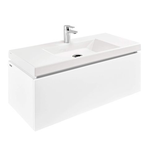 Meuble vasque suspendu - VISTA 90 : 6080100 - Sanindusa - MDF / en mélaminé / contemporain