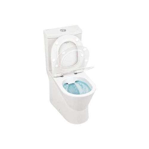 WC sur pied - URB.Y 65 SV - Sanindusa - en porcelaine / résidentiel / ovale
