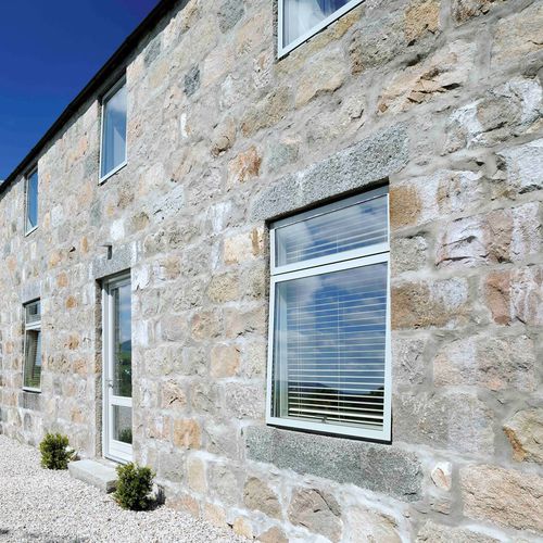 Fenêtre en bois - 200 DGU - VELFAC - en aluminium / battante / coulissante
