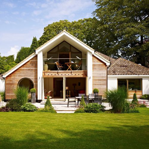Baie vitrée battante - 200 - VELFAC - en aluminium / à double vitrage / de sécurité