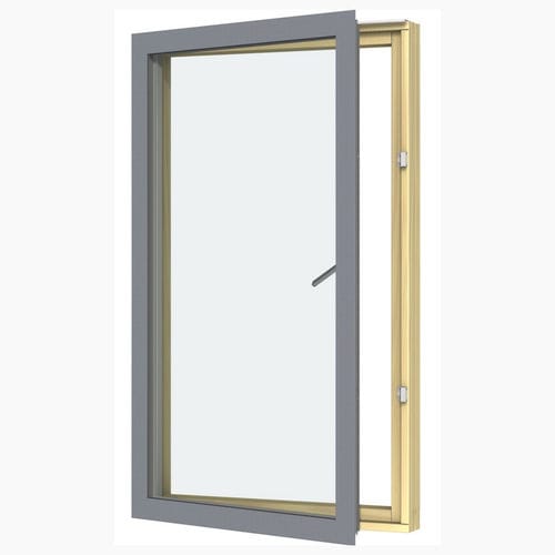 Fenêtre en bois - 200 ENERGY - VELFAC - en aluminium / battante / coulissante