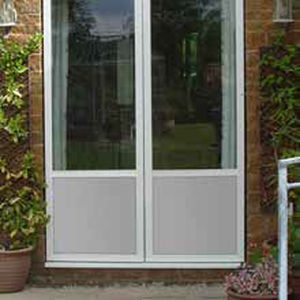 Panneau sandwich pour porte - VELFAC - face en aluminium / pour protection incendie