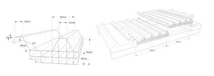 Plaque de toiture en polycarbonate - 2685-3 - Rodeca GmbH - translucide / ondulé