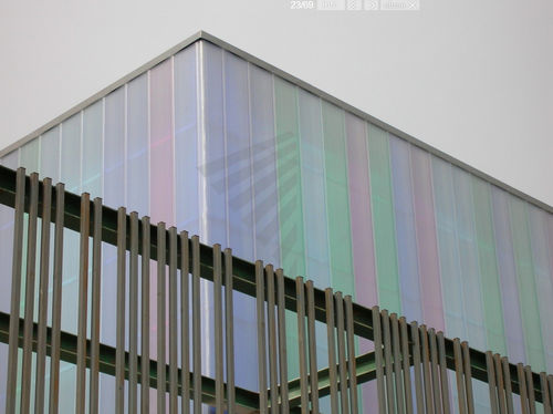 Plaque en polycarbonate alvéolaire - PC 2560-12 in varying colours - Rodeca GmbH - pour bâtiment