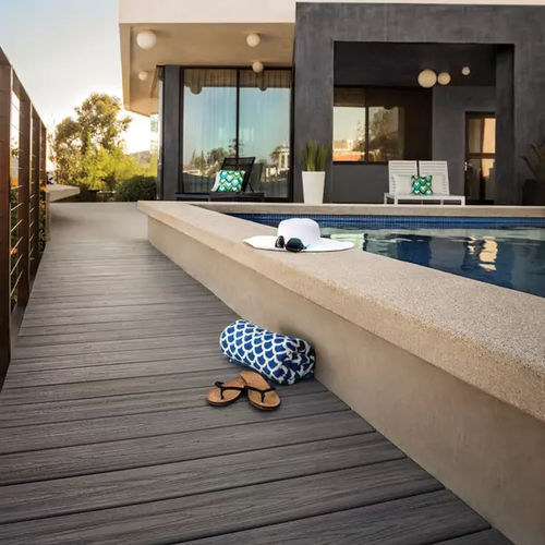 Lame de terrasse en composite - Transcend® - Trex Inc. - rainurée / recyclée