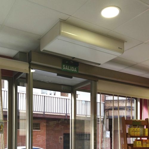 Rideau d'air de plafond - SMART - airtecnics - mural / industriel / professionnel