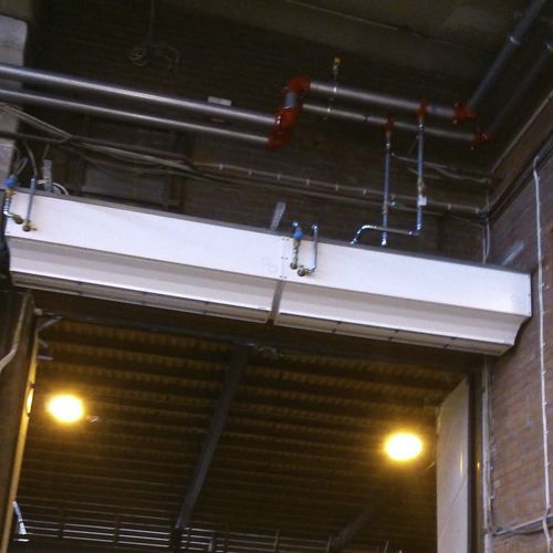 Rideau d'air au sol - MAXWELL - airtecnics - de plafond / industriel / professionnel