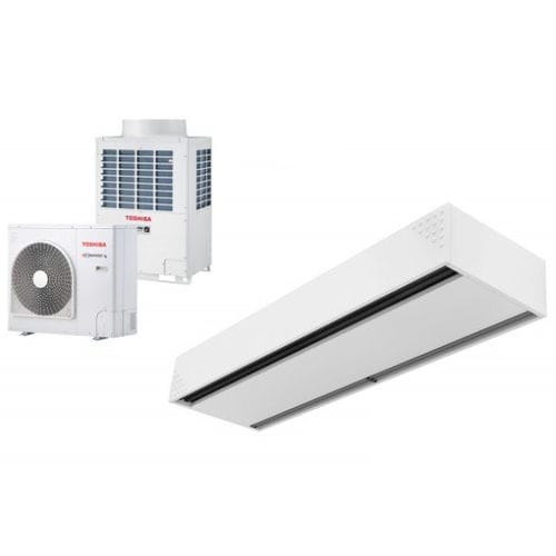 Rideau d'air de plafond - DAM ECM 1500 DX11-TO	 - airtecnics - industriel / professionnel