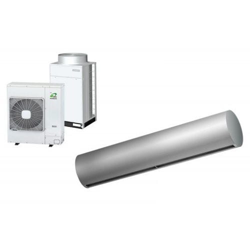 Rideau d'air de plafond - RUND ECG 1000 DX8-HI	 - airtecnics - industriel / professionnel
