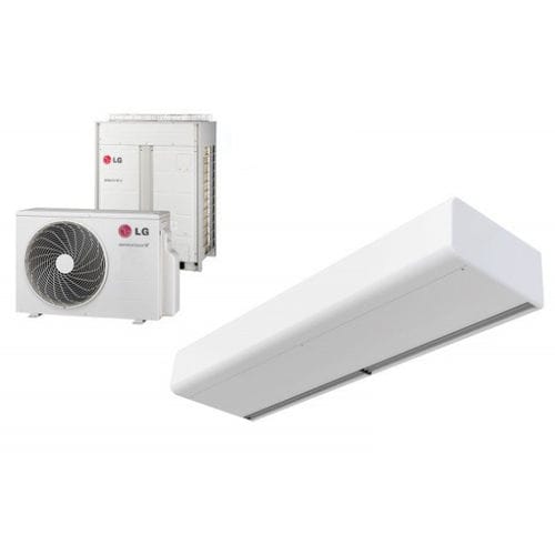 Rideau d'air de plafond - SMART ECM 1000 DX8-LG	 - airtecnics - industriel / professionnel / caché