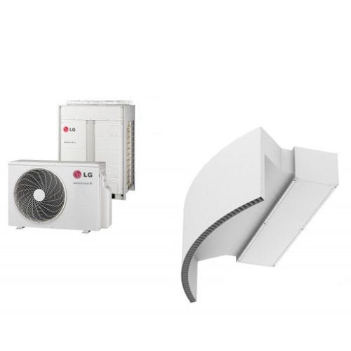 Rideau d'air de plafond - ROTO ECG 1000 DX10-LG	 - airtecnics - industriel / professionnel