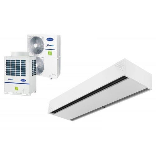 Rideau d'air de plafond - DAM ECM 1500 VRF12-CA		 - airtecnics - industriel / professionnel