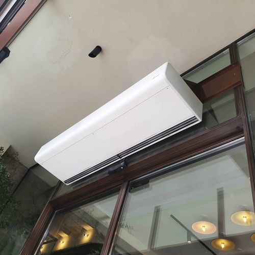 Rideau d'air de plafond - SMART ECM 1500 A FC - airtecnics - mural / industriel / professionnel