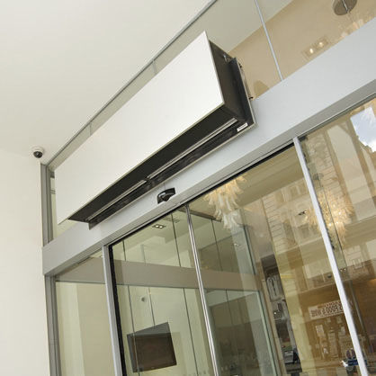 Rideau d'air mural - ZEN - airtecnics - de plafond / professionnel / industriel