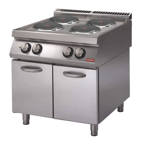 Cuisinière électrique - PK 70/80 PCE-P - MODULAR PROFESSIONAL - professionnelle / 4 foyers / 1 four