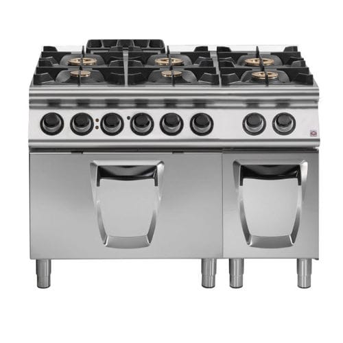 Cuisinière à gaz - EM 70/120 CFGE - MODULAR PROFESSIONAL - électrique / professionnelle / 6 foyers