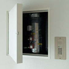 Trappe de visite pour cloison - EXW - EXPLOSION VENT - Gorter - carrée / en aluminium / à coupure thermique