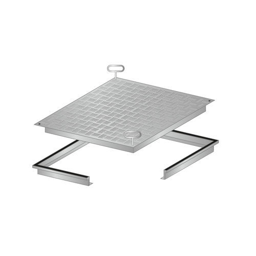Trappe d'accès pour sol - RVA - REMOVABLE COVERS - Gorter - carrée / rectangulaire / en aluminium