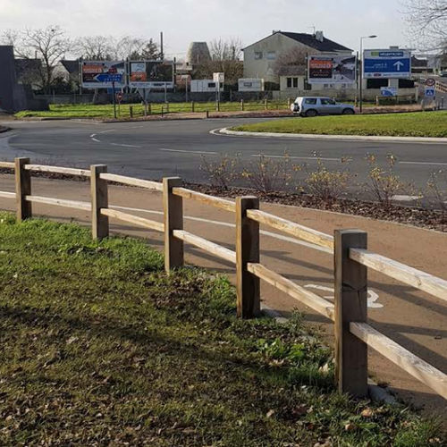 Clôture à barreaux - CARRÉE SCIAGE  - Rondino - de jardin / pour espaces verts / pour passage de bicyclette