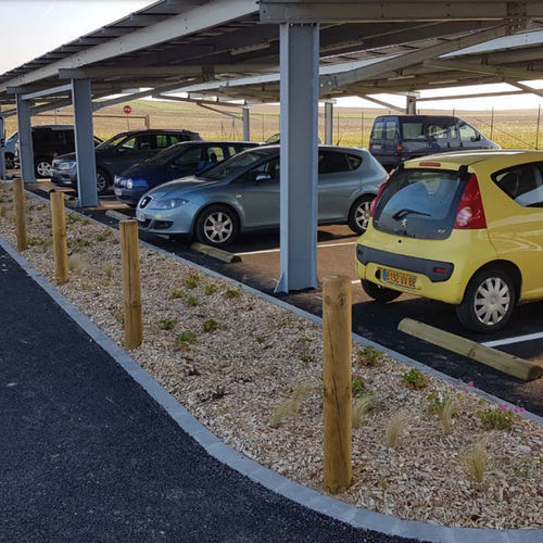 Borne de protection - SRI 100 series - Rondino - en bois / pour espace public / pour parking