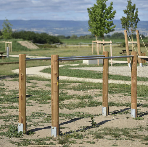 Barres parallèles d'extérieur - 616 502-QR - Rondino - pour espace public / pour aire de jeux
